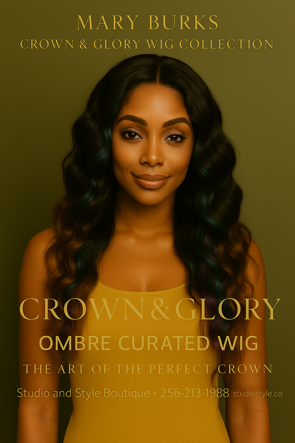 Crown Jewel Cascade #1B (Curated Red Carpet)