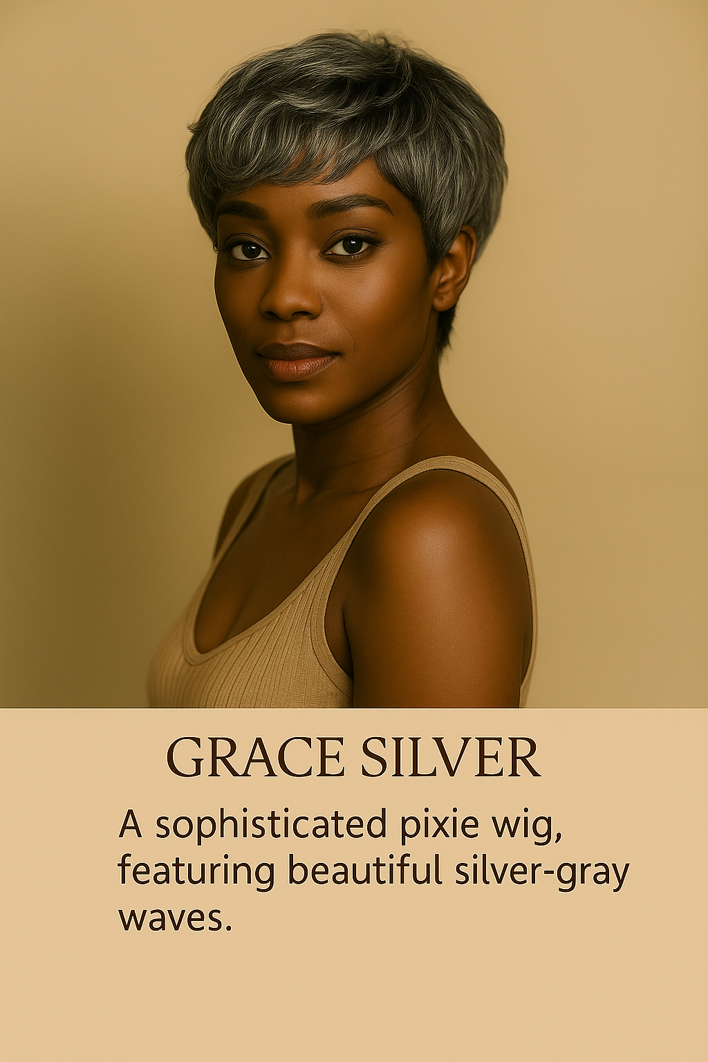 Grace Silver Wig (Mary Burks's Curated Wig Collection)