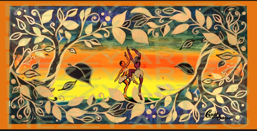 Harvest Time Print Artwork By Carrie Morgan (10x20-Print)