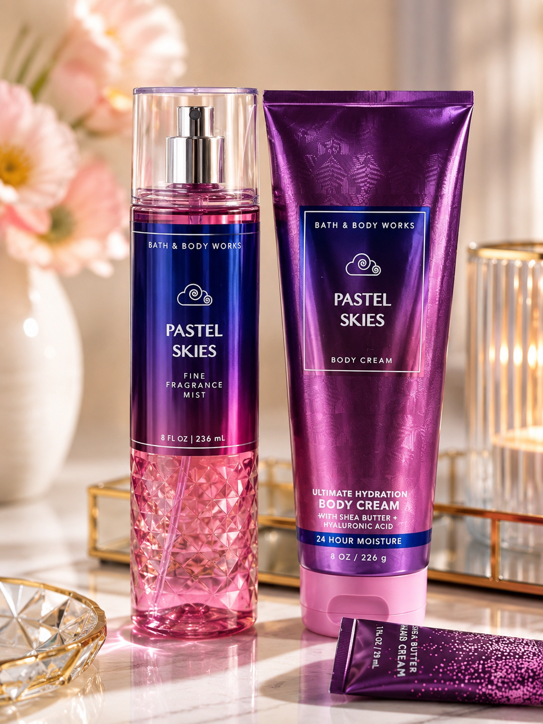 Original Bath& Body Works Pastel Skies Combo