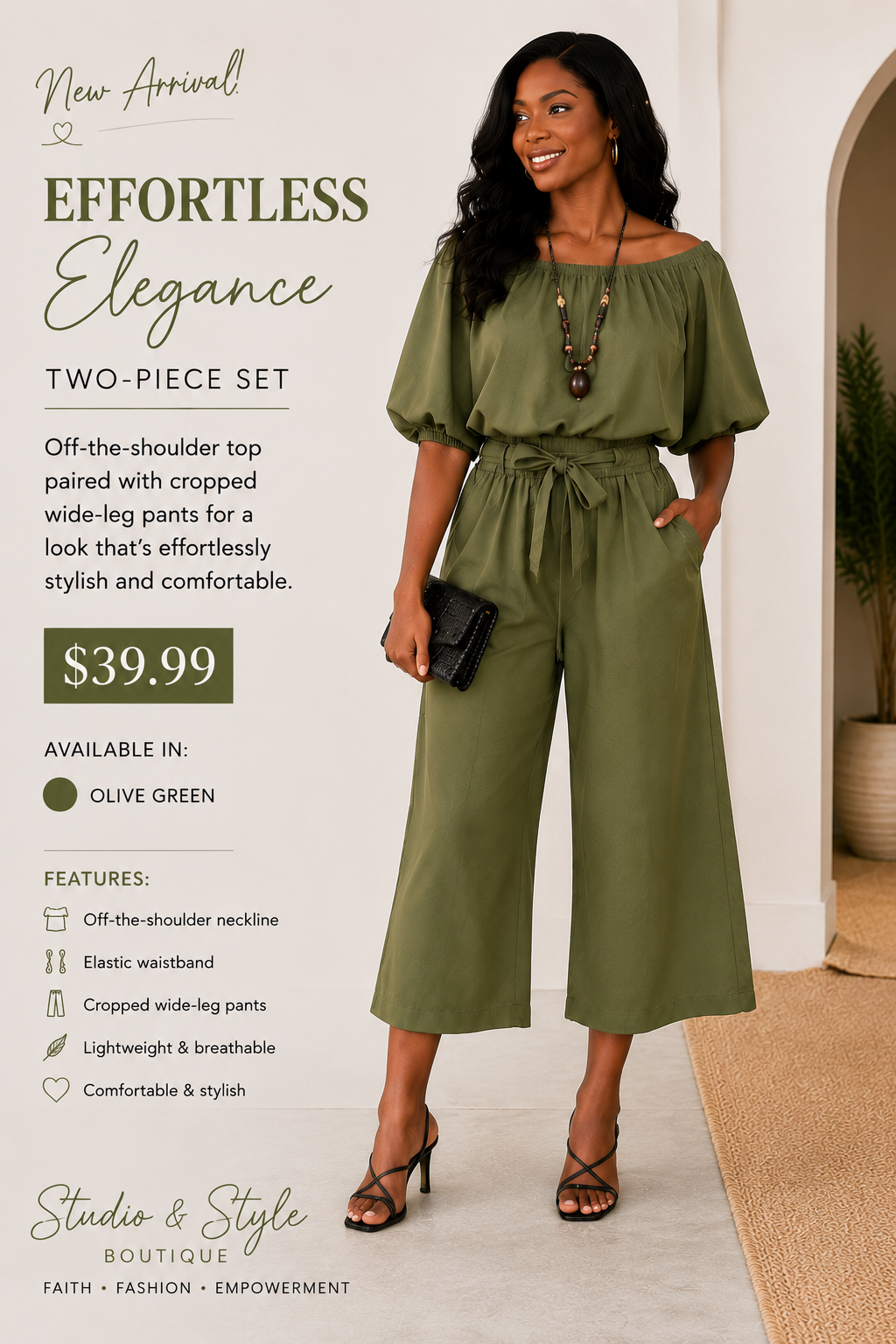 The Essence of Elegance Two Piece Set