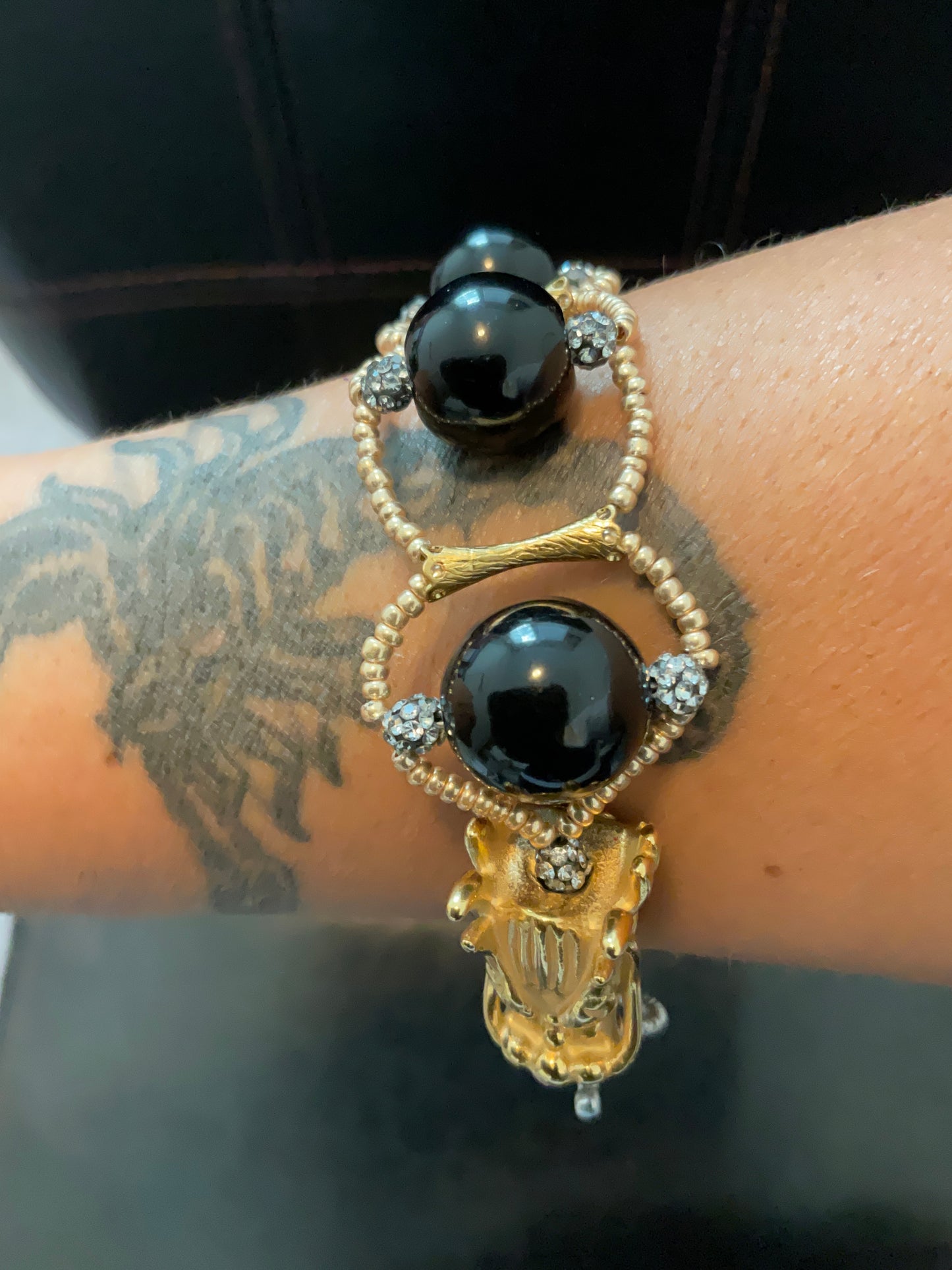 Dragon Majesty Onyx Bracelet