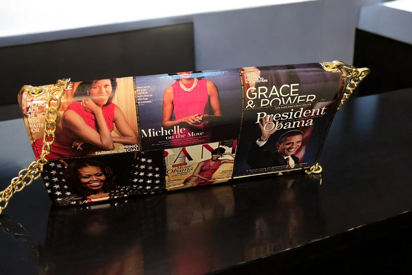 Michelle Obama Classy Clutch Bag - M. Burks Pretty Boutique LLC.shop