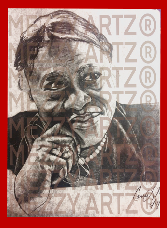 Mary McCleod Bethune Art (16x20)