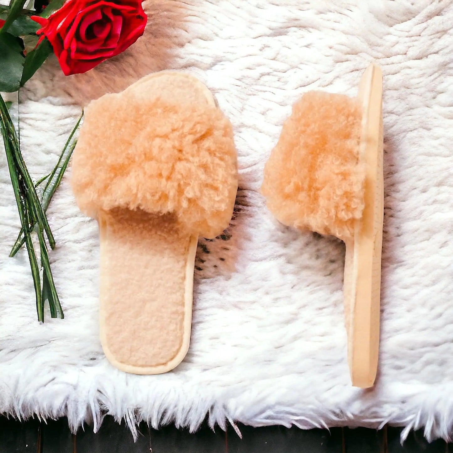 Fluffy House Slippers - M. Burks Pretty Boutique LLC.shop