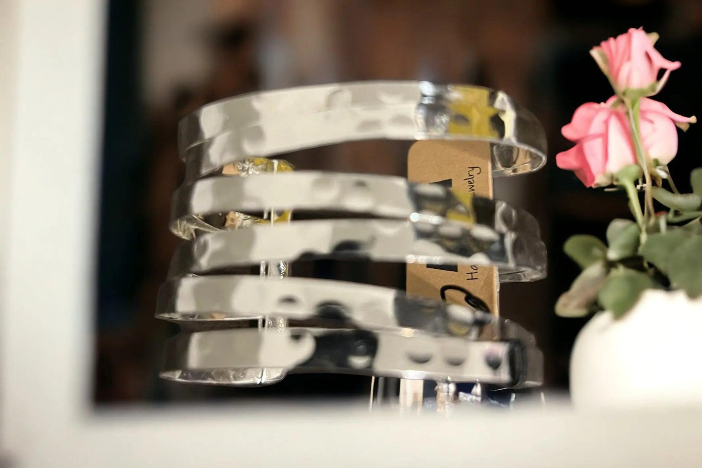 Women’s Silver Cuff Bracelet - M. Burks Pretty Boutique LLC